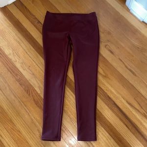 Express size  medium maroon leggings